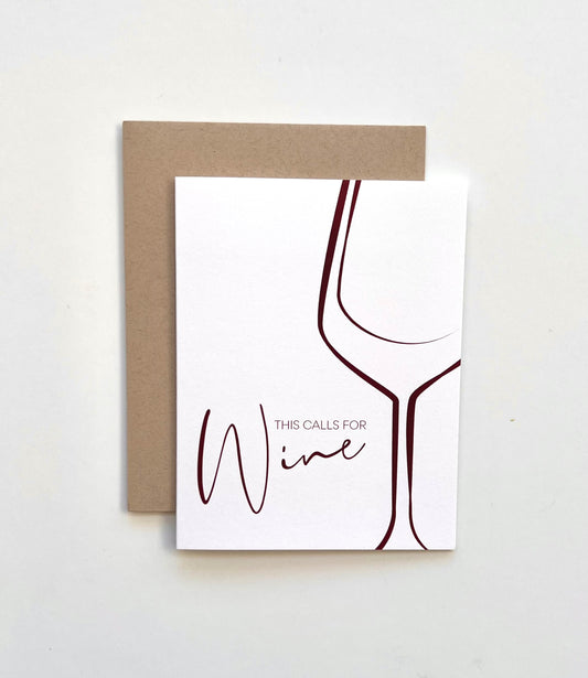 This Calls For Wine