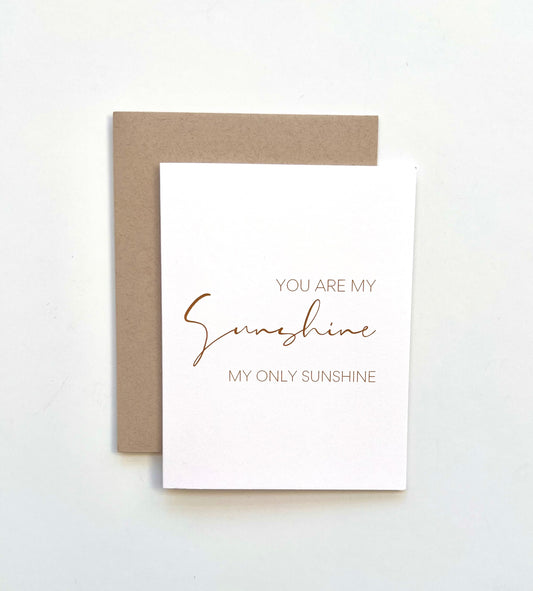 You Are My Sunshine