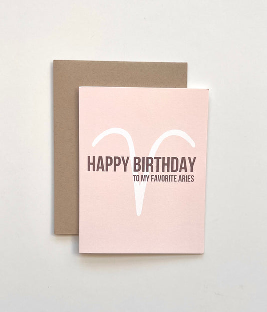 Happy Birthday To My Favorite Aries